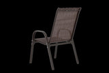 2 Piece Patio, Outdoor Camping with Breathable Textilene Fabric, Set of 2 Garden W640P252260