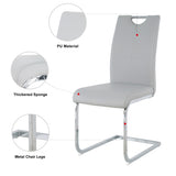 Modern dining chair faux leather cushioned seat Dining Chair Living Room Chair Cushioned chair W210P164978