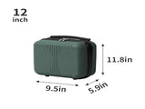 Non-TSA customs lock 5-in-1 PP trolley case, 12in, 16in, 20in, 24in, 28in, PP dark green 18847209