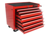 7 DRAWERS MULTIFUNCTIONAL TOOL CART WITH WHEELS-RED 78347019