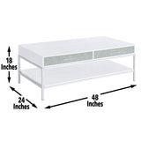 Mirage - Coffee Table - White B081P157529
