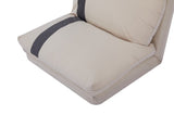ARIA Modern Floor Sofa Bed - Corduroy Fabric, 6-Position Adjustable Back, 5-Second Convertible, W3391P324405