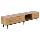 Modern TV Stand 4 Cabinets& Open Shelves, Color-matching Media Console Table for TVs up to 80'' WF531564AAP
