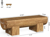 Wood Entryway Bench 13343324