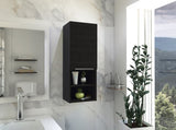Black Wengue Rectangle 2-Shelf Medicine Cabinet B06280276