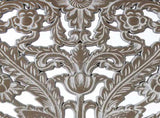 2 PCS Distressed Carved Wood Wall Decor Set B035P366542