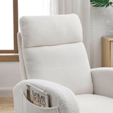 Welike 27.6"W Modern Accent High Backrest Living Room Lounge Arm Rocking Chair, Two Side W83472313