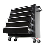 ZNTS 5 Drawers Rolling Tool Chest Cabinet with Wheels, Tool Storage Cabinet and Tool Box Organizer for W1239137225