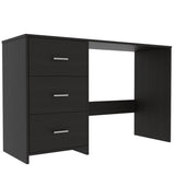 Classic 3 Drawers Writing Desk -Black B20091903