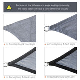 ZNTS Shade Sail Cloth /Shade Sail Canopy -AS （Prohibited by WalMart） 11011992