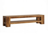 Farmhouse 59 Inch Entryway Bench, Indoor Shoe Storage Console and End of Bed Table 34125090