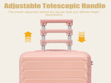 20 Inch ABS Hard Shell Travel Checked Luggage - Scratch Resistant Surface Four Multi-Directional W2787P437160