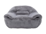 Bean Bag Chair, Comfy Bean Bag Sofa with Back Support, Faux Fur Bean Bag Chair for Adults and Kids, 14879614