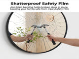 Round Wall Mirror,Bathroom Mirror Shatterproof with Hook,HD Anti-Fog for Over 73993253