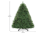 7.5ft Premium Spruce Artificial Christmas Tree, Holiday Christmas Pine Tree with 1346 Branch 59939337