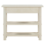 ZNTS TREXM Retro Console Table with Drawer and Two Sturdy Shelves for Entryway, Living Room N715P195561E