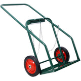440lbs capacity Cylinder Cart,WELDING CYLINDER HAND TRUCK,Large Dual Oxygen Tank Cart Dolly With W465P175696