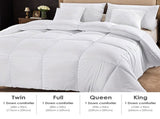 Four-pack of 100% polyester brushed single quilted comforters with microfiber filling, a down 74873046