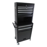 High Capacity Rolling Tool Chest with Wheels and Drawers, 6-Drawer Tool Storage Cabinet--BLACK 71777023