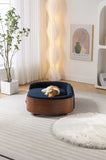 Scandinavian style Elevated Dog Bed Pet Sofa With Solid Wood legs and Walnut Bent Wood Back, W794125959