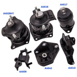 ZNTS Engine Motor & Trans Mount 6PCS fit for Honda Accord 2.4L L4 2003 - 2007 Automatic Trans EM9247, 10600056