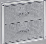 Glamourous Silver Finish 1pc Nightstand 2x Dovetail Drawers Faux Alligator Embossed Fronts Bedroom B01151368