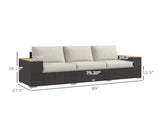 Rattan Three-Seat Sofa 48648870