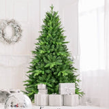 ZNTS PE/PVC Mixed Automatic Christmas Tree With Lights Xmas Decoration Light Up Holiday Season 52140062