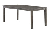 1pc Contemporary Dining Table Rectangular Wood Base Gray Finish Wooden Dining Room Furniture B011P264098