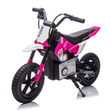 24V Kids Ride On Electric Toy Motocross Motorcycle,200W High Speed Hub Motor,Rear wheel shock W1578P225049