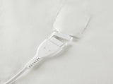 1-Piece Queen Heated Mattress Pad,White B035P408313