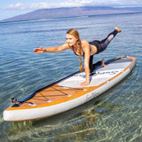 ZNTS Inflatable Stand Up Paddle Board 11'x34"x6" With Accessories W1440P191001