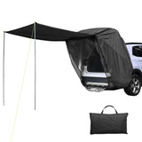 ZNTS SUV Tailgate Tent with Three Sides Awning Shade, Car Roof Canopy and Poles, Water Resistant Camping 79603980