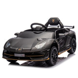 ZNTS 12V Kids Ride On Car W/Parents Remote Control,Licensed Lamborghini Aventador Xago,Hydraulic pressure W1396P184347