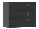 9-Door Employee Storage Locker, Metal Lockers for Office, Gym, School, and Homewith Card Slot 00575500