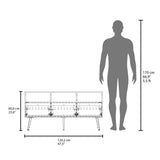 Aranjuez 47" Wide Tv Stand with Three Drawers, Three Open Shelves, Living Room, Tv Room White B200P253753