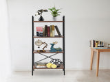 Simple And Beautiful Four Story Steel Wood Bookshelf 20516575
