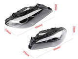 2PCS LeftRight Side Xenon Headlights Replacement for 2011 2012 2013 BMW 5er F18 F10 550i 535i 528i 34295786