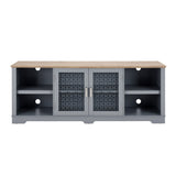Modern Farmhouse TV Media Stand, Large Home Entertainment Console, for TV Up to 80'', with Open W1758P147679