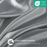 Satin Satin Luxury Sheet Set Split King B035P294185