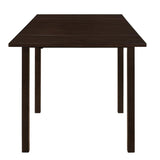Cappuccino Dining Table with Drop Extension Leaf B062P153873