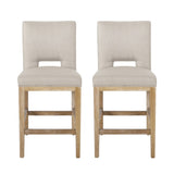 27 Inch Counter Stools, Set of 2,Fabric 72489.00WHEAT