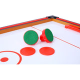 ZNTS 5-in-1 Multi-Game Table - Billiards, Push Hockey, Foosball, Ping Pong, and Basketball brown/red W465P164157