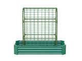 2-in-1 Raised Garden Bed with Trellis - 59" Tall Arch Planter Box for Climbing Plants, Outdoor 75026103