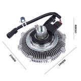 Engine Cooling Fan Clutch Fits for Chevrolet Express 2500 3500 GMC Canyon Savana 2500 3500 2.8L L4 77520433