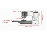 Beginner Portable Sewing Machine, 38 Built-in Stitches & Reverse Sewing, Dual Speed Control with 41895258