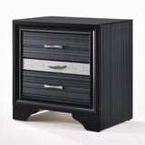 Contemporary Black Finish Storage Drawers Nightstand Wooden Bedroom Furniture 1pc B2741P321726