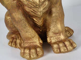 24" Outdoor Lion Statue, Magnesium Oxide Stone Composite Animal Sculpture Statue Decor for Front W6572P574258