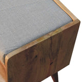Oak-ish Nordic Storage Bench B182P166670