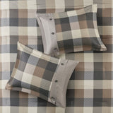 Full/Queen 6 Piece Herringbone Duvet Cover Set B03597353